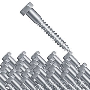 KIT 20 PARAFUSO SEXTA SOBERBA 5/16X70 12 BUCHA