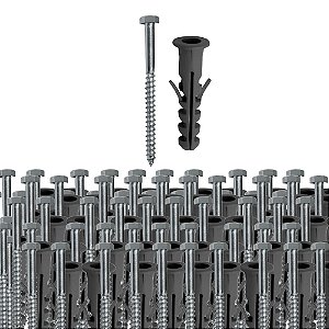 KIT 50 PARAFUSO SEXTA SOBERBA 3/16X70 08 BUCHA