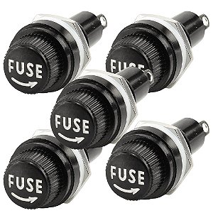 KIT 5 PORTA FUSIVEL P/PAINEL GRANDE PRETO