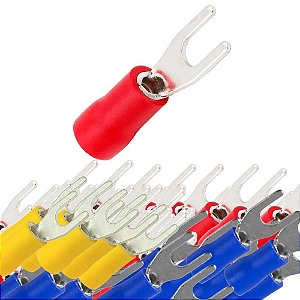 KIT TERMINAIS FORQUILHA  1,5 / 2,5 / 4-6MM 100 CADA