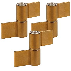 KIT 3 GONZO COM ABAS Nº 2 - 3/4" X 1", BICROMATIZADO VONDER