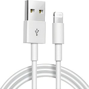 CABO USB DADOS TURBO IPHONE FLEXIVEL 1MT INOVA BRANCO