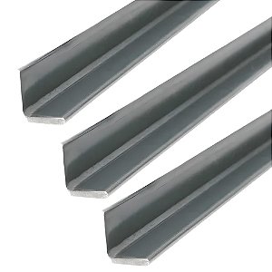 03 BARRAS 2MT CANTONEIRA AÇO 3,4X1/8 19,05MMX3,17MM 6MT