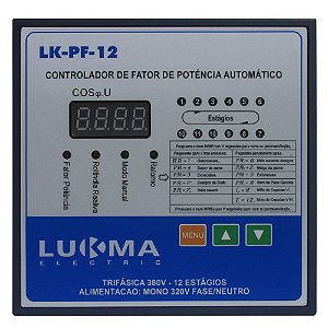 CONTROLADOR  FATOR  POTÊNCIA LKPF12 220V LUKMA