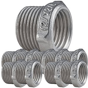 KIT 10 BUCHA REDUCAO 3/4X1/2  56124001 TRAMONTINA ALUMINIO