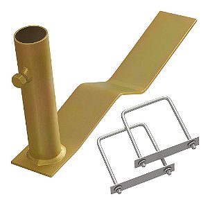 SUPORTE ANTENA P/ TELHA 1 POLEGADA