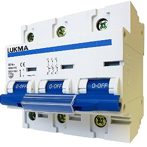 DISJUNTOR DIN TRIPOLAR 80A LUKMA