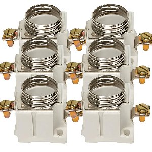 KIT 06 BASE PARA  FUSIVEL DIAZED 25A 250V