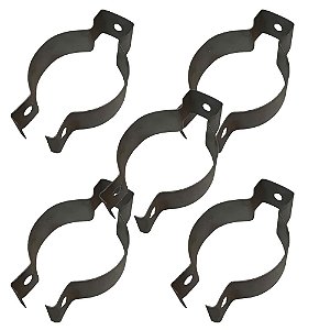 KIT 05 ABRACADEIRA TIPO D 1 1/4" COM PARAFUSO