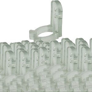 KIT 20 CLIP DE FIXACAO A14 13MM PARA MANGUEIRA DE LED
