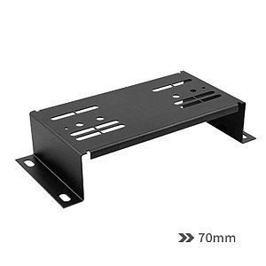 BASE FIXA P/ FIXAÇÃO DO MOTOR ALTURA 70MM PRETO