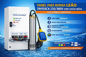 PAINEL BOMBA LEAO TRIFASICO 220/380/440V