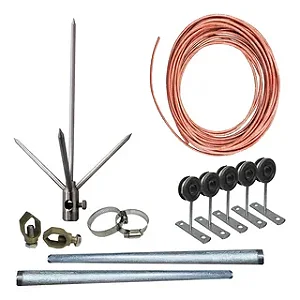 KIT PARA-RAIOS SPDA COMPLETO