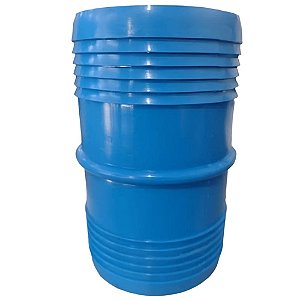 Uniao Interna Mangueira 4 Polegadas Cipla - Kit C/ 2 Azul