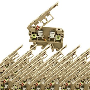 KIT 40 BORNE SAK PORTA FUSIVEL COM LED