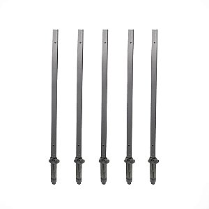 KIT 05 SUPORTE PARABOLT HASTE CONCERTINA 30CM P/15 METROS