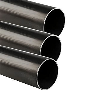 03 TUBOS 01 MT  REDONDO 3/4" 19,05MM  CHAPA 18# AÇO METALON