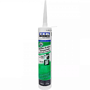 SILICONE ACET TRANSP 256G/270ML TEK BOND