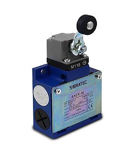 CHAVE FIM DE CURSO AXCK-M102 METAL PINO E ROLDANA SIBRATEC