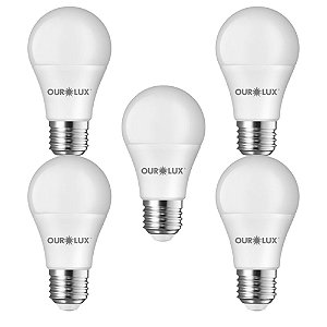 KIT 05 LAMPADA SUPERLED 15W 1311 LM E27 6500K OUROLUX