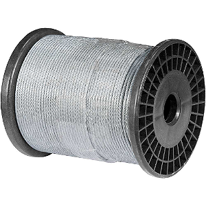 FIO DE ACO VARAL PLASTIFICADO 1,6mm 6X7 (METRO)