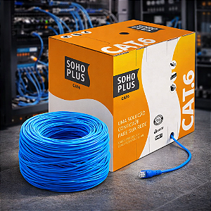 CABO LAN REDE SOHOPLUS CAT6 FURUKAWA AZ - 305 METROS