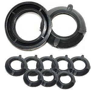 Kit Com 10pçs Jogo Arruela/bucha Pvc 2. 1/2 (5 X 2. 1/2)