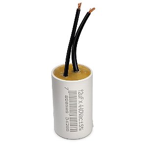 CAPACITOR 2 FIOS METALIZADO 12 UF X 440V TRIO