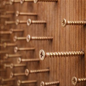 KIT 100 PARAFUSO PHILLIPS 4,0X50 CHIPBOARD BUCHA 06 VONDER