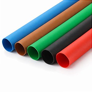 KIT ESPAGUETE TERMO RETRATIL PT BR AZ MR VD 20MM 5 METROS