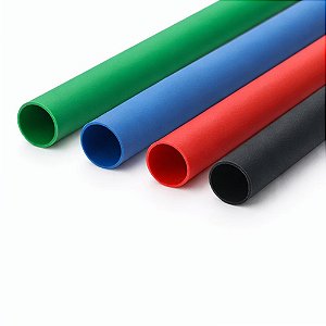 KIT ESPAGUETE TERMO RETRATIL PT VM AZ VD10MM 4 METROS