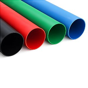 KIT ESPAGUETE TERMO RETRÁTIL 50MM 4 CORES 1M CADA  PT AZ VD VM