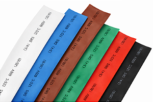 Tubo Termo Retrátil 20mm 6m Espaguete Isolante Profissional