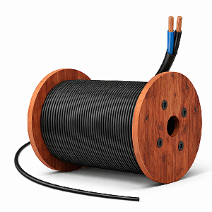 KIT 50MT CABO PP FLEX 2 X 0,75 COBRECOM