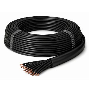 KIT 10 METROS CABO DE CONTROLE 15 X 1MM NUMERADOS