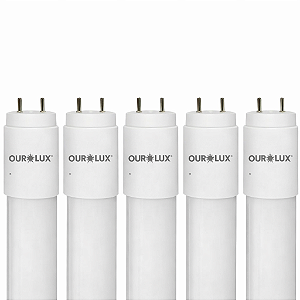 KIT 05 LAMPADA SUPERLED LED TUBOLA T5 18W120CM 4000K OUROLUX