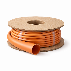 KIT 2MT TERMO RETRATIL DIAMETRO 50MM MARROM