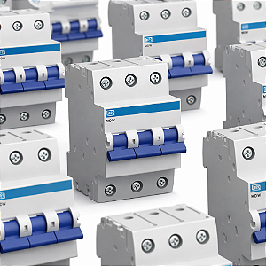 Disjuntor Tripolar WEG MDW-C Curva C 6A a 125A Trilho DIN 3P