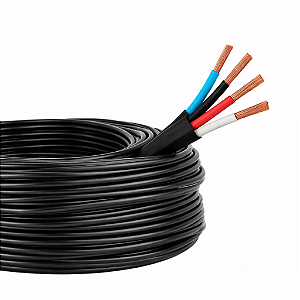 KIT 50 METROS CABO PP FLEX 4 X 6.00 MM
