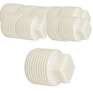 KIT 10 PLUG ROSCA  3/4" PLASTUBOS 96134 TAMPAO