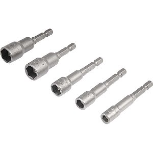 SOQUETE MAGNETICO (MM) JOGO COM 5 PEÇAS VONDER