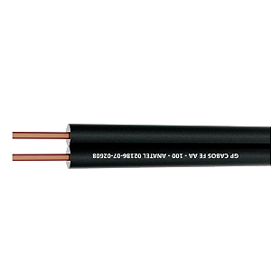 CABO TELEFONE  FE 100 EXTERNO 30 METROS PRETO STAR