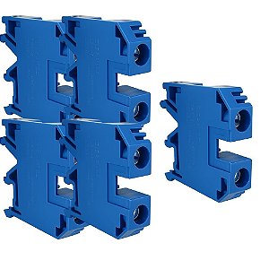 KIT 5 BORNE SAK 6,00MM SAK-6BL AZUL