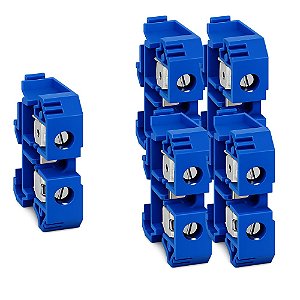 KIT 5 BORNE SAK 16,00MM SAK-16BL AZUL