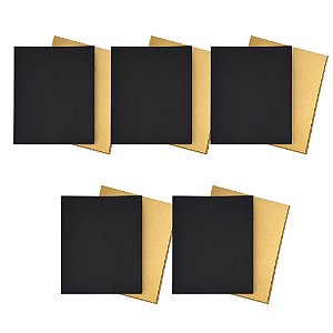 KIT 5 LIXA DAGUA P220 PARA ACABAMENTO FINO EM SUPERFICIES