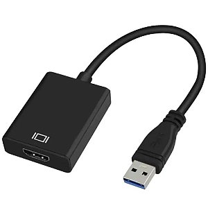 ADAPTADOR CABO 15CM USB PARA HDMI FEMEA