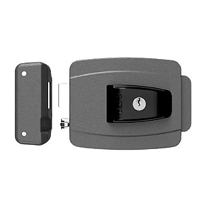 FECHADURA AGL AL100 SIMPLES 42MM GRANDE CINZA AGL