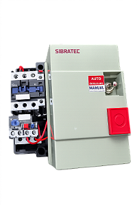 Chave de Partida Magnética para Bomba 10CV Trifásica ou 5CV Monofásica 220V 23-32A Sibratec