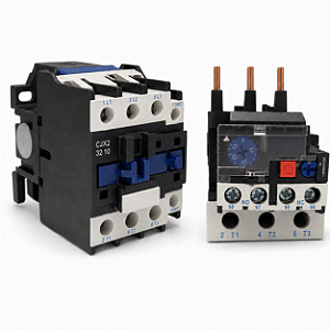 Kit Contator CJX2-D3210 32A + Relé Térmico 23-32A Tensões 24V 127V 220V 380V