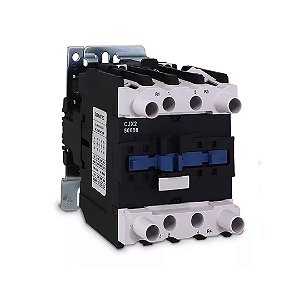 Contator CJX2-50008 50A Tetrapolar 2NA+2NF Bobina 24/127/220/380V Sibratec